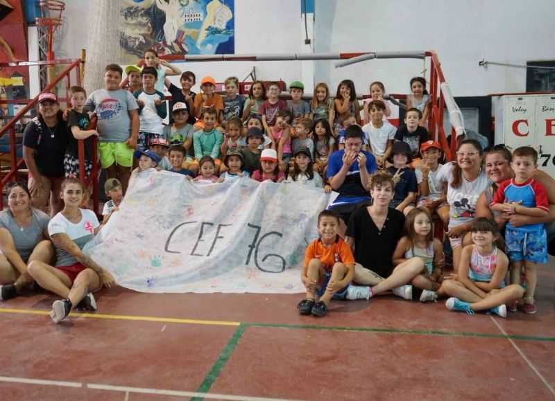 Semana de cierre para las "Escuelas en Verano", este año con más de 1300 chicos