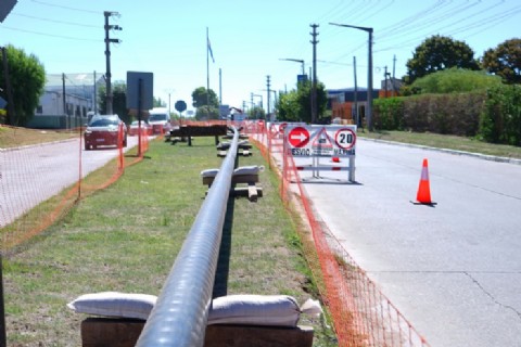 Obra en Avenida 554: se informan nuevas restricciones al tránsito y cortes en calles transversales