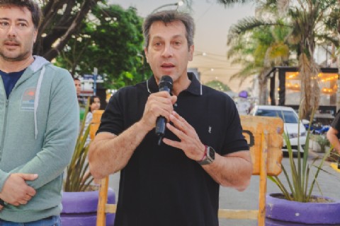 El intendente Arturo Rojas reconoció el trabajo colectivo en la puesta en valor de la Peatonal 83