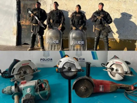 Robo en una obra: recuperaron herramientas y los sospechosos son dos menores