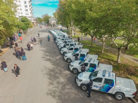 El Municipio recibió 14 nuevos móviles para la Policía
