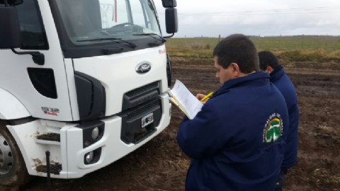 Operativo de control de tránsito en caminos rurales