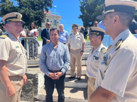 Rojas presente en la asunción del nuevo jefe de la Prefectura Naval