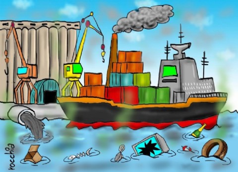 La contaminación generada por Puerto Quequén modificó la temperatura del agua de mar