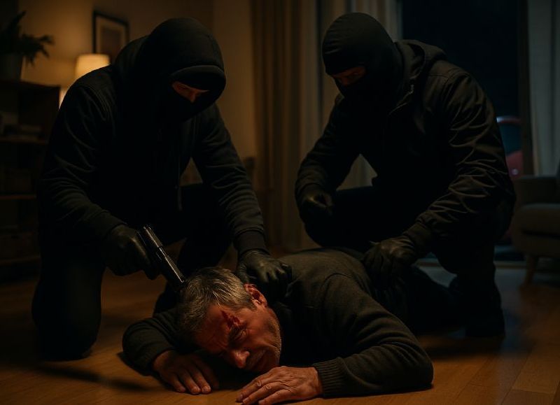 Se produjo un robo violento en una vivienda de calle 26 al 4000