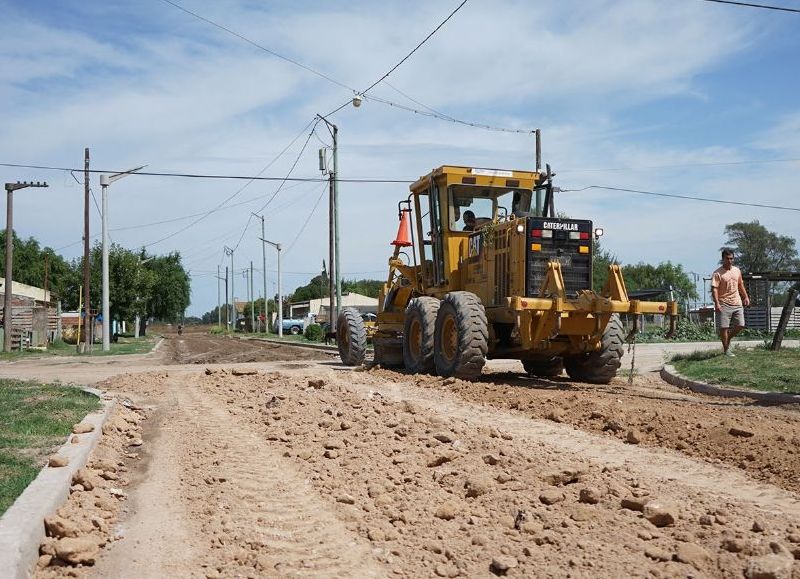 El Municipio inició el entoscado del Barrio "Los Malvones"