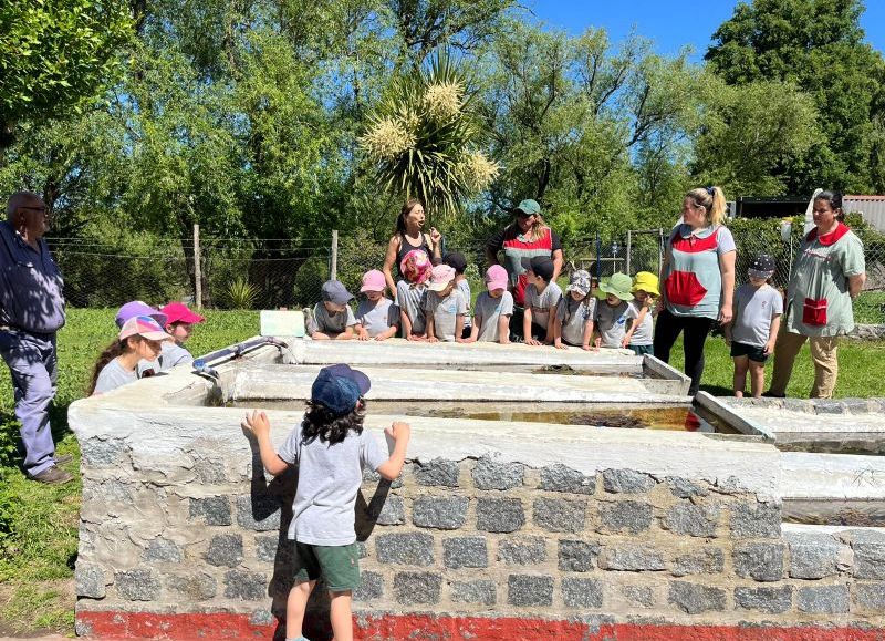 Reabre la Estación de Piscicultura durante las vacaciones de invierno