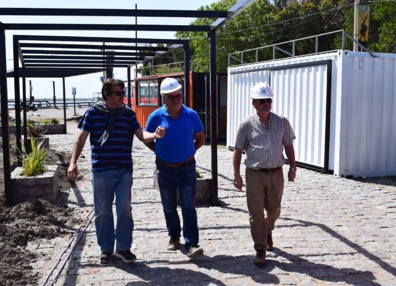 Puerto Quequén ultima detalles del nuevo paseo gastronómico