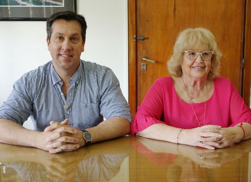 El intendente Rojas se reunió con la presidenta de la Usina, Pilar Vitale